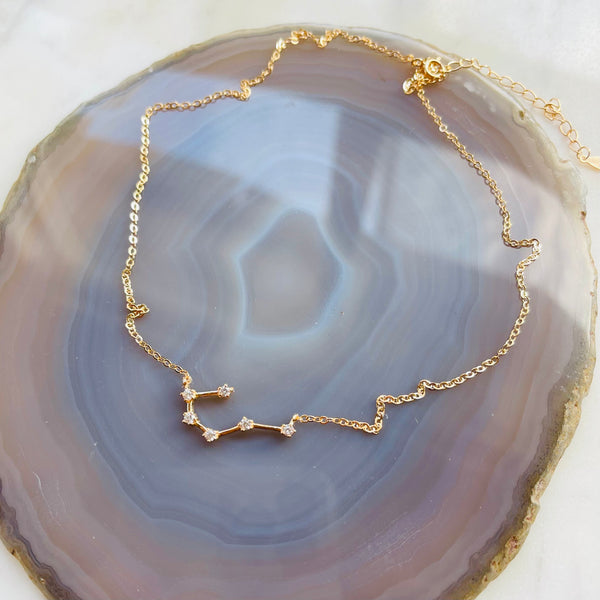 Constellation Necklace - Cancer - Rose Gold