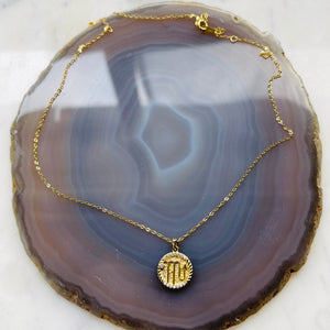 Zodiac Necklace - Scorpio - 18K Gold