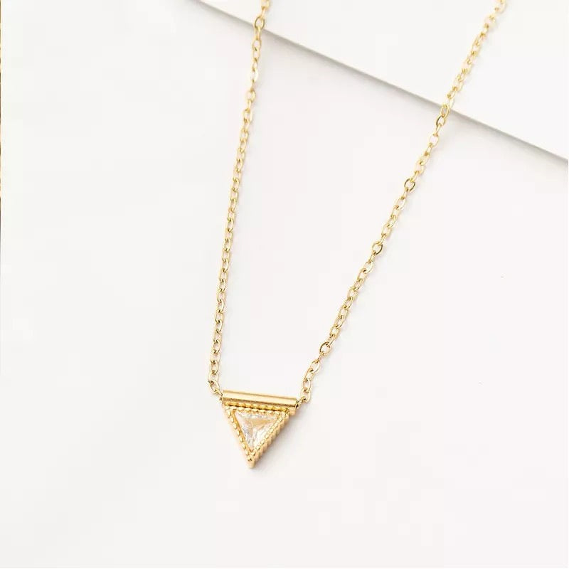 Triangle Necklace - Gold