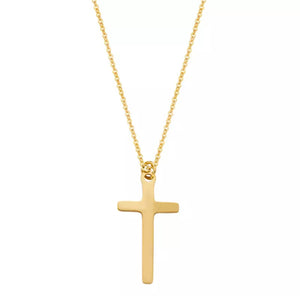 Cross Necklace - Gold