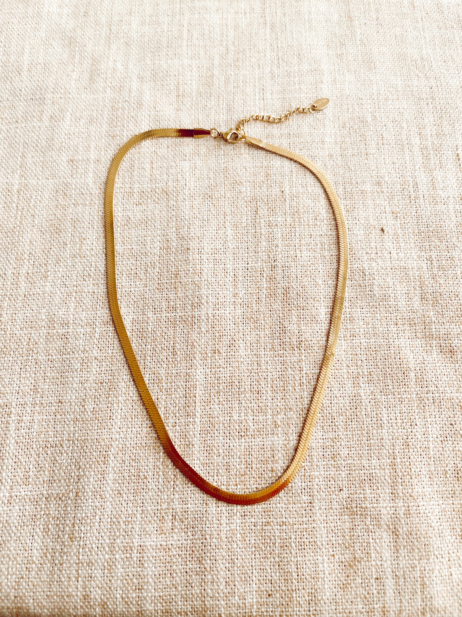 Snake Chain Necklace - Gold