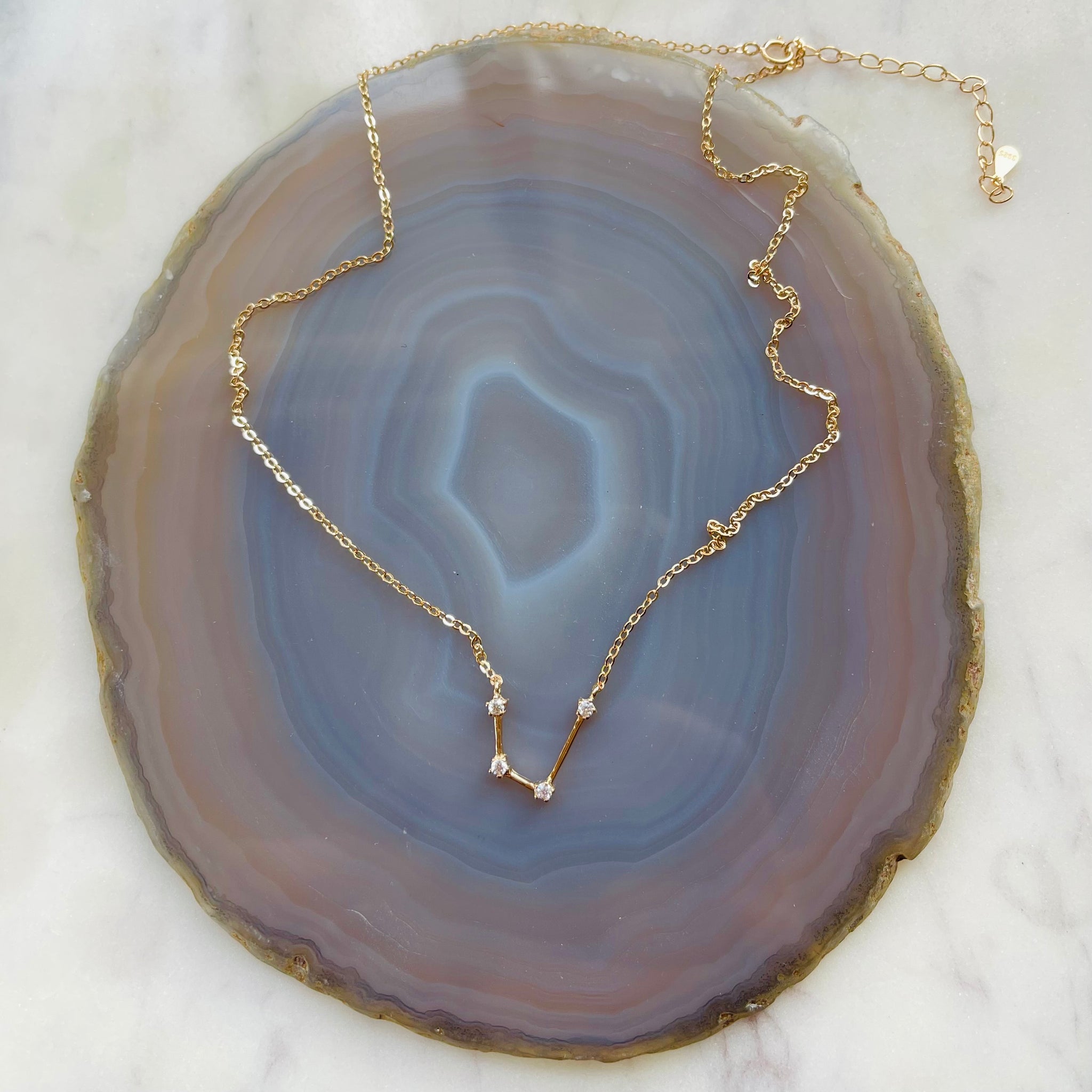 Constellation Necklace - Aquarius - Rose Gold