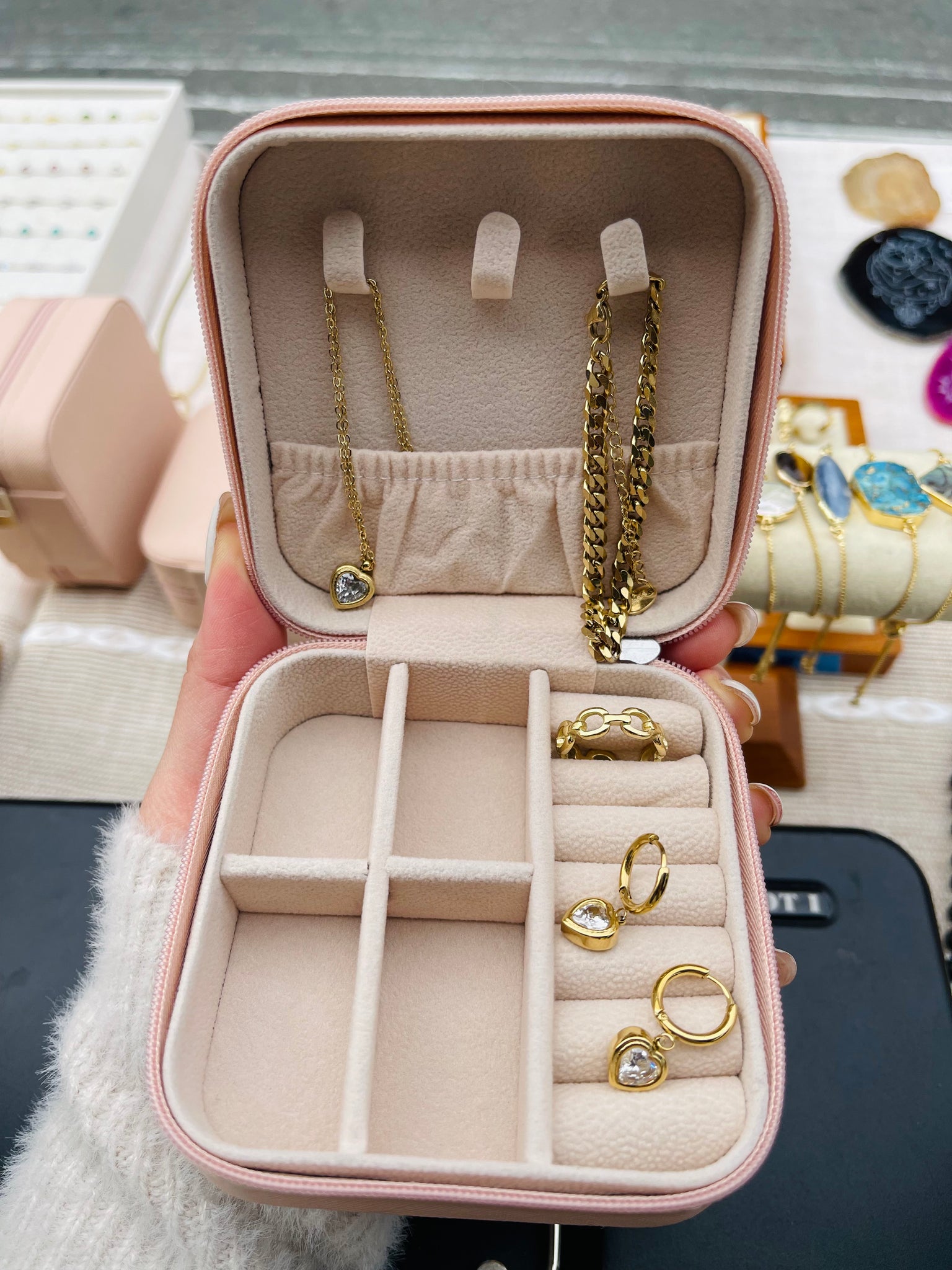 Heart Set - Waterproof Jewelry Box