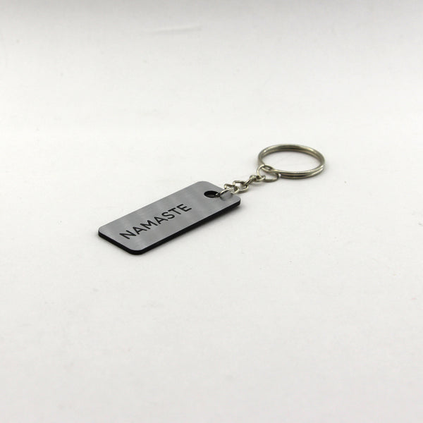 Engraved Keychain - Namaste
