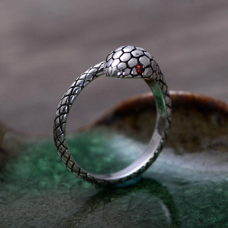 Adjustable Snake Ring - 925 Sterling Silver