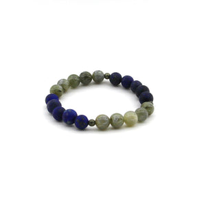 Transformation - Labradorite, Lapis Lazuli, Pyrite - Gemstone Bracelet